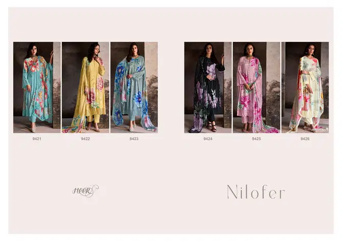 Nilofer By Kimora Heer Muslin Digital Printed Salwar Kameez Suppliers In Mumbai
